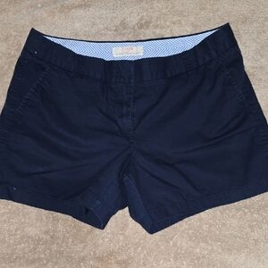 J. Crew Dark Blue Women's Bermudas